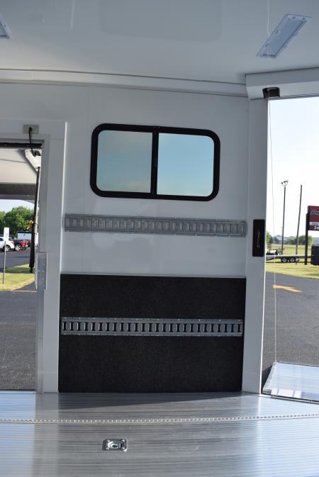 New inTech 18' Tag Extended Wedge Nose w/ 6' Side Ramp Door Multisport Trailer