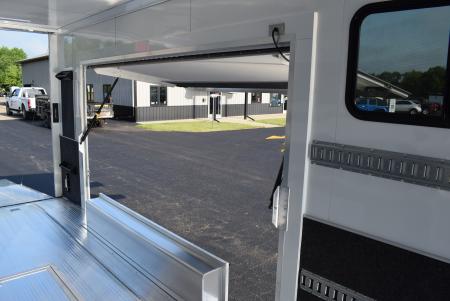 New inTech 18' Tag Extended Wedge Nose w/ 6' Side Ramp Door Multisport Trailer