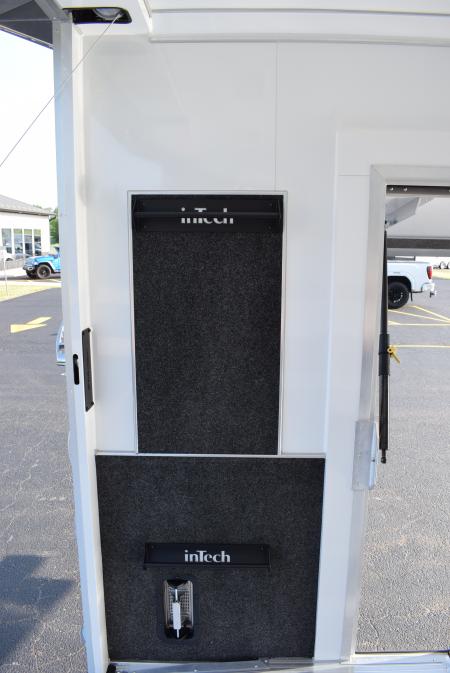 New inTech 18' Tag Extended Wedge Nose w/ 6' Side Ramp Door Multisport Trailer