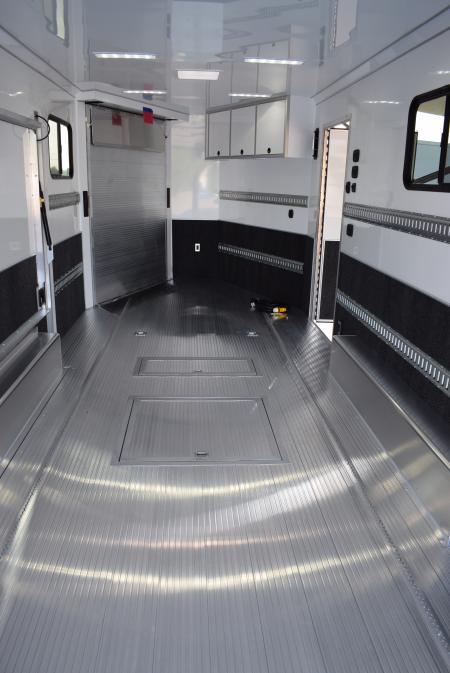 New inTech 18' Tag Extended Wedge Nose w/ 6' Side Ramp Door Multisport Trailer