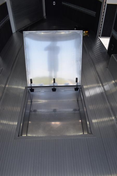 New inTech 18' Tag Extended Wedge Nose w/ 6' Side Ramp Door Multisport Trailer