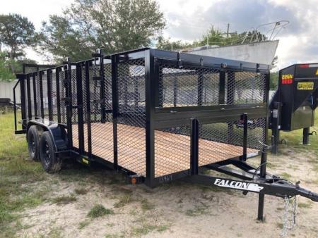 New 2026 Falcon Trailers 6.05x16 Landscape Trailer