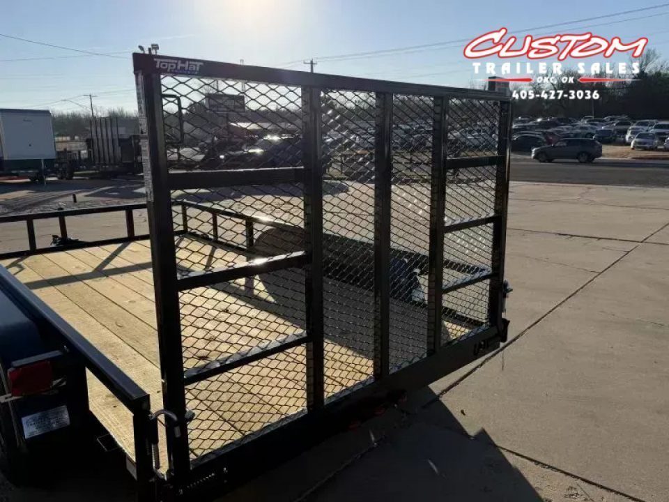 New #264970 2026 TOP HAT LDX 12 X 77 SQUARE TUBE TOP 7K UTILITY W/ RAMP GATE