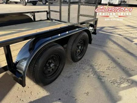 New #264970 2026 TOP HAT LDX 12 X 77 SQUARE TUBE TOP 7K UTILITY W/ RAMP GATE