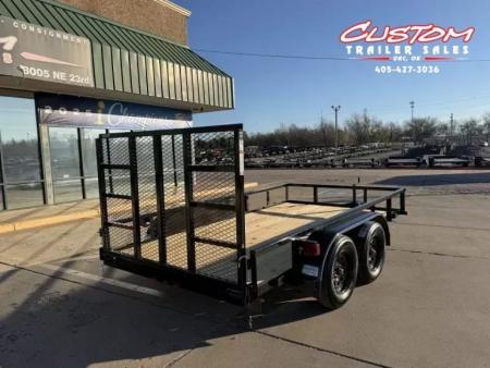 New #264970 2026 TOP HAT LDX 12 X 77 SQUARE TUBE TOP 7K UTILITY W/ RAMP GATE