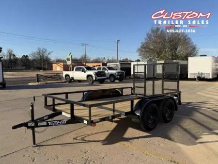 New #264970 2026 TOP HAT LDX 12 X 77 SQUARE TUBE TOP 7K UTILITY W/ RAMP GATE