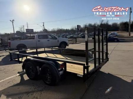 New #264970 2026 TOP HAT LDX 12 X 77 SQUARE TUBE TOP 7K UTILITY W/ RAMP GATE
