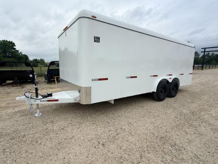 New 2026 W-W Trailer 8’ x 20’ Bumper Pull Tandem Axle Cargo Trailer, Rear Barn Doors, 7000# Axles Cargo / Enclosed Trailer