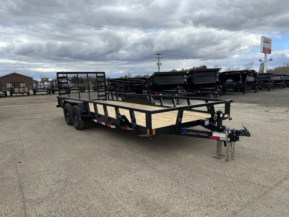 New 2026 Load Trail 83x20 Low Side 10K Landscape Trailer