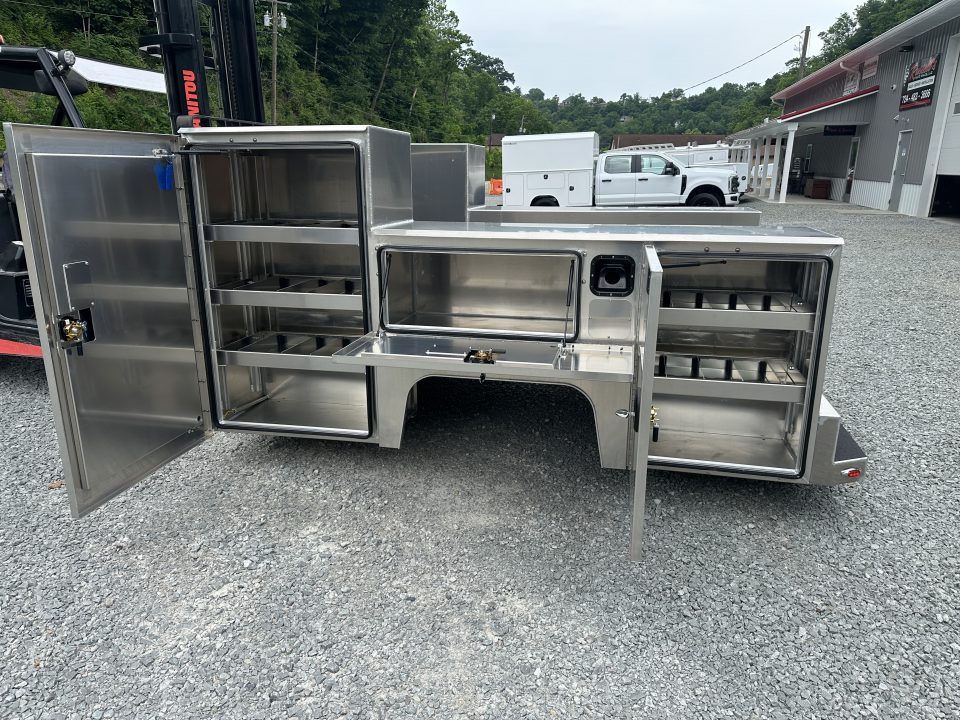 New 2026 Martin Truck Bodies Aluminum HFSB Service Body DRW 60" CA Cab and Chassis Tall Front Compartments SMOOTH APPEARANCE