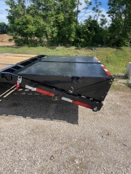 New 2027 MAXX-D LKX10240 102x40 25990 GVWR 5' Dovetail/MAXXD-Out Ramps Flatbed Trailer