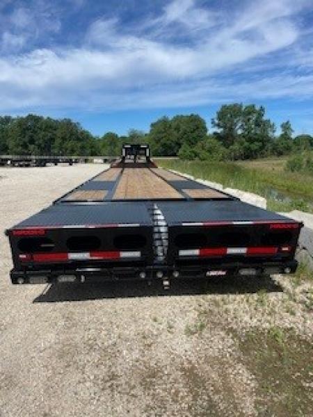 New 2027 MAXX-D LKX10240 102x40 25990 GVWR 5' Dovetail/MAXXD-Out Ramps Flatbed Trailer