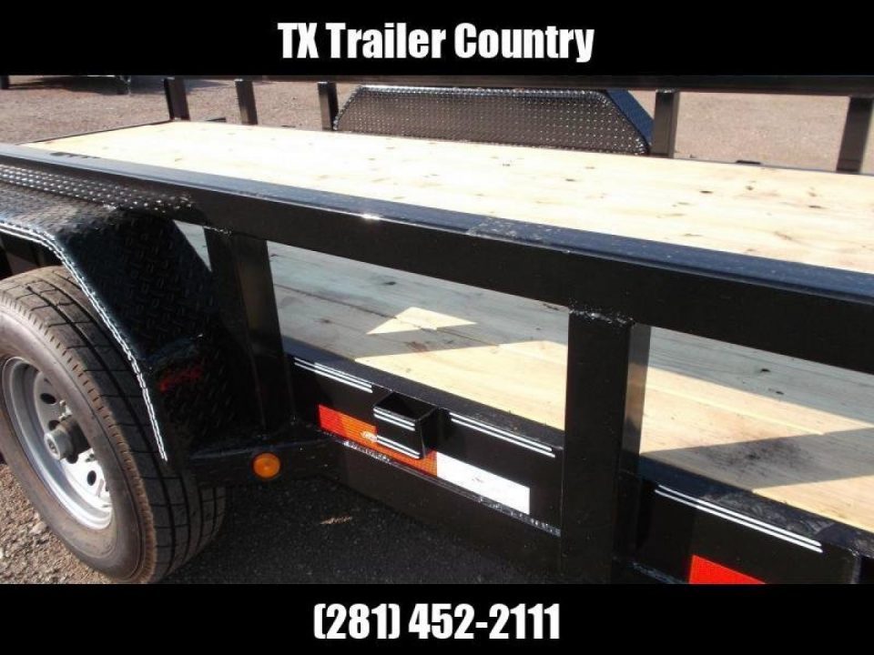 New 2026 Longhorn Trailers 83x20 Gooseneck 14K Utility Trailer / Lowboy Trailer / 7000# Axles / 3" Square Tubing / 5ft Heavy Duty Stand Up Ramps / LED Lights