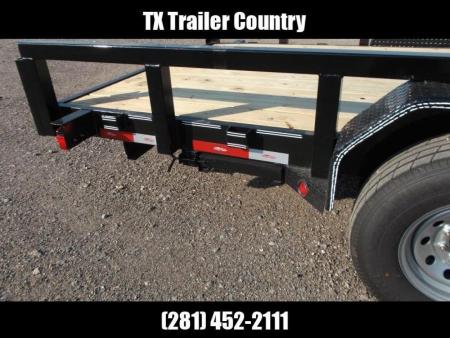 New 2026 Longhorn Trailers 83x20 Gooseneck 14K Utility Trailer / Lowboy Trailer / 7000# Axles / 3" Square Tubing / 5ft Heavy Duty Stand Up Ramps / LED Lights