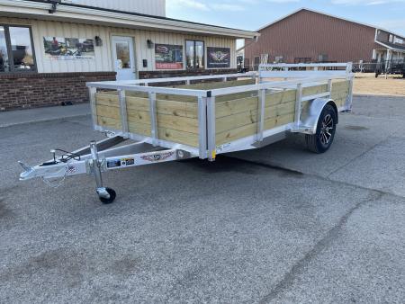 New 2025 H&H Trailers 76X12 Aluminum 3K Woodside Landscape Trailer