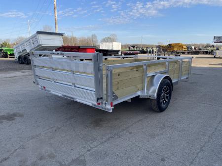 New 2025 H&H Trailers 76X12 Aluminum 3K Woodside Landscape Trailer