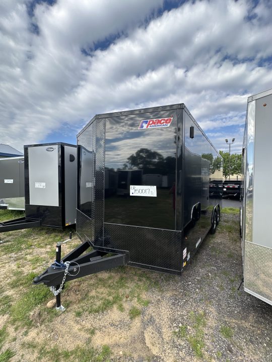 New 2026 Pace American 8.5 x 20 Outback DLX Flat Top V-Nose Car Hauler 10K