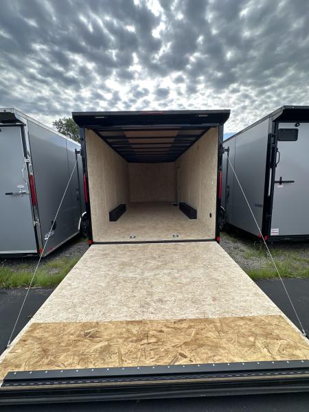New 2026 Pace American 8.5 x 20 Outback DLX Flat Top V-Nose Car Hauler 10K