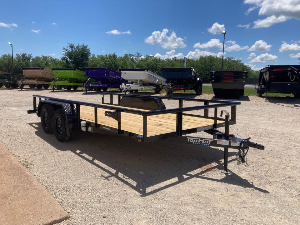 New 2026 Top Hat 16' x 83" MP Utility Trailer w/SIR
