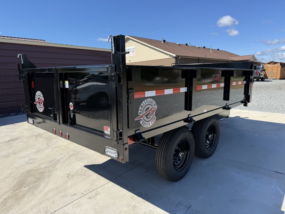 New 2027 Homesteader Trailer 612MB 6X12 Dump Trailer 10K