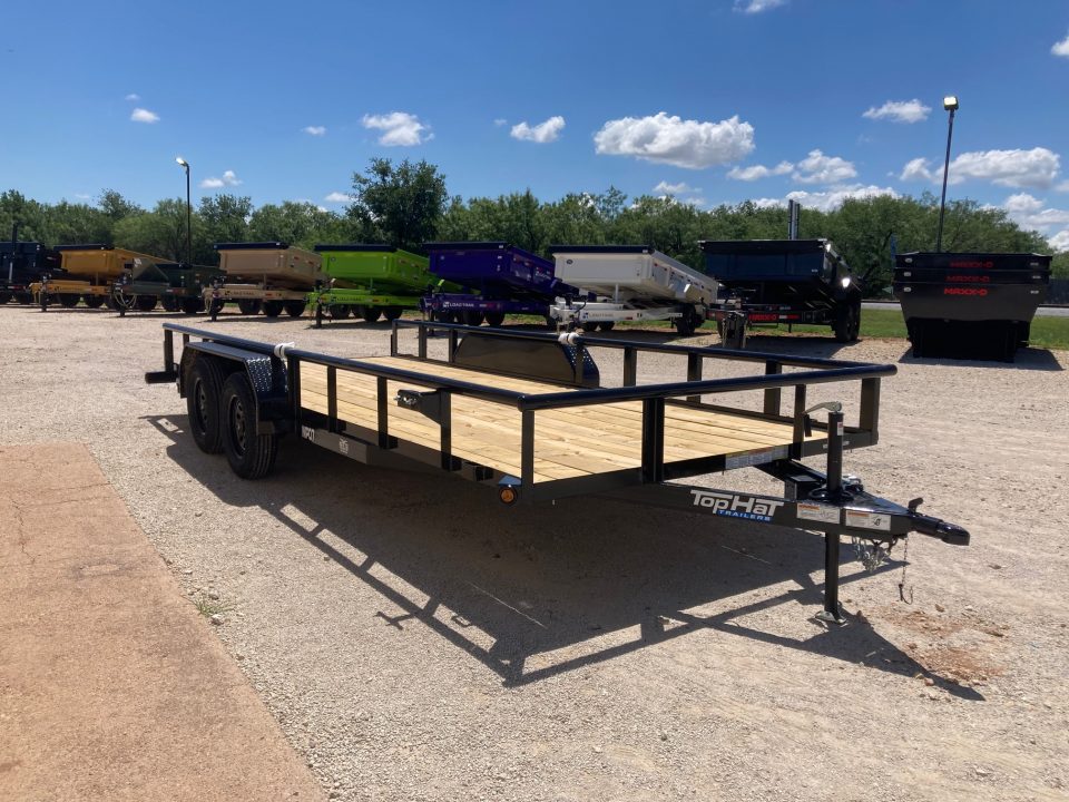 New 2026 Top Hat MP 83"X18' Utility Trailer w/SIR