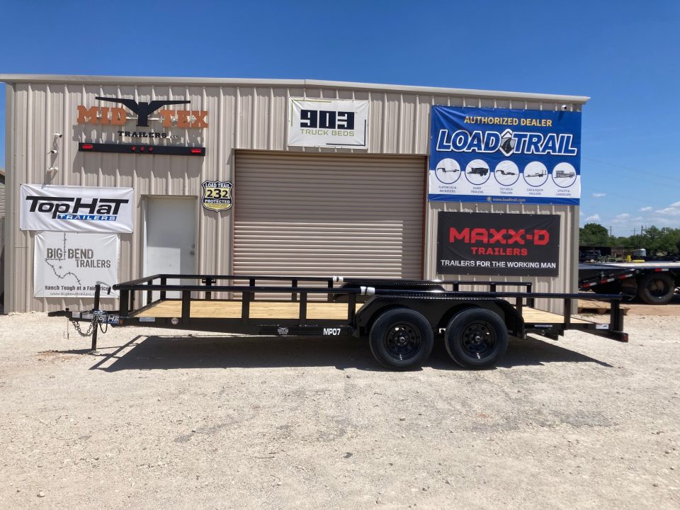 New 2026 Top Hat MP 83"X18' Utility Trailer w/SIR