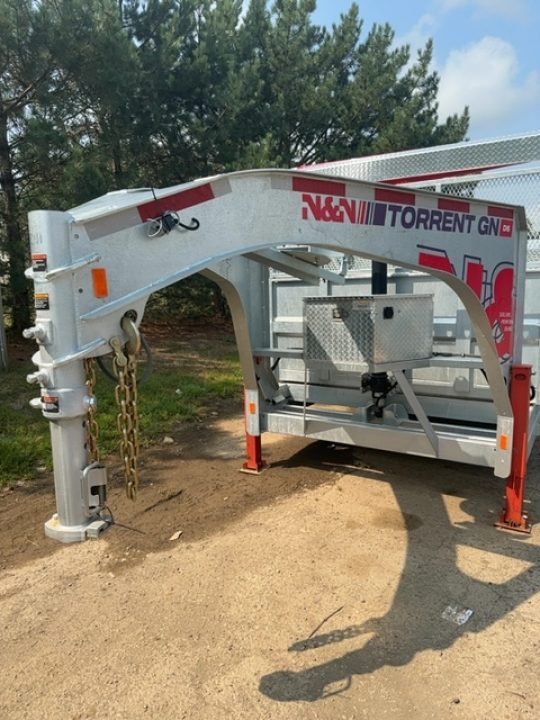 New 2026 N&N Tri axle Gooseneck 23K Dump with hudraulic jacks and combo gate