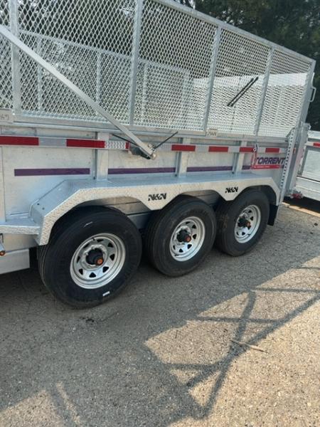 New 2026 N&N Tri axle Gooseneck 23K Dump with hudraulic jacks and combo gate