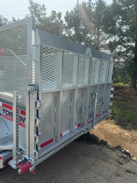 New 2026 N&N Tri axle Gooseneck 23K Dump with hudraulic jacks and combo gate