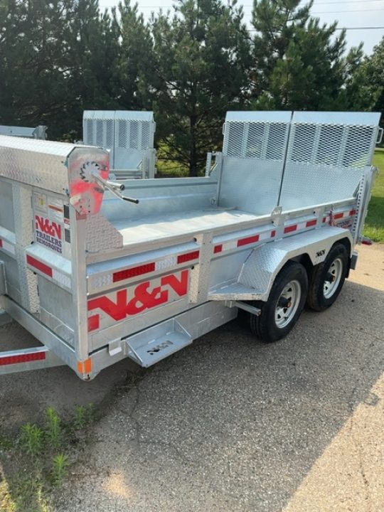 New 2026 N&N 82X12 5 TON WITH COMBO GATES AND HYDRAULIC JACK