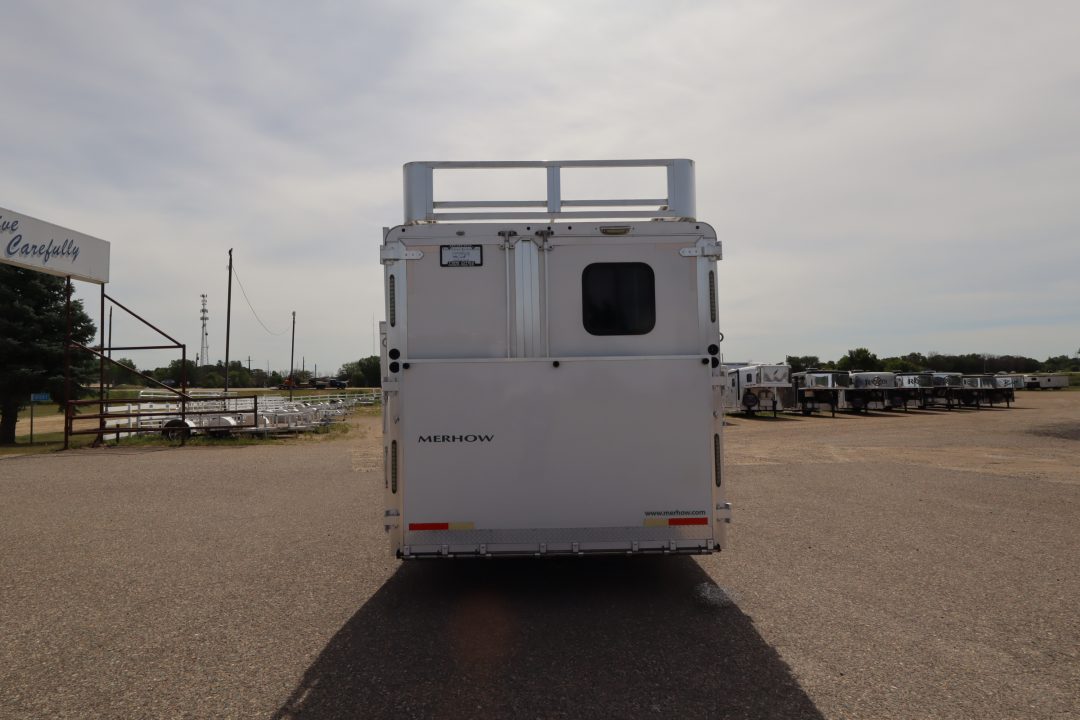 Used 2018 Merhow Trailers 4 Place LQ Bunk Horse Trailer