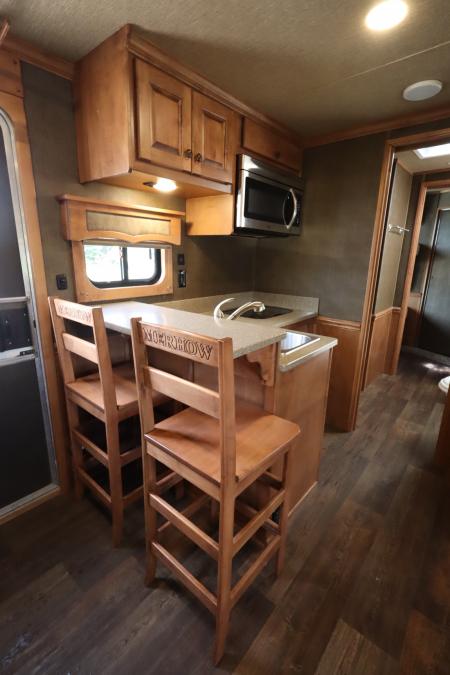 Used 2018 Merhow Trailers 4 Place LQ Bunk Horse Trailer