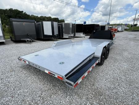 New Load Trail Sport Hauler 83x22- Bomber Gray Black-Out PKG