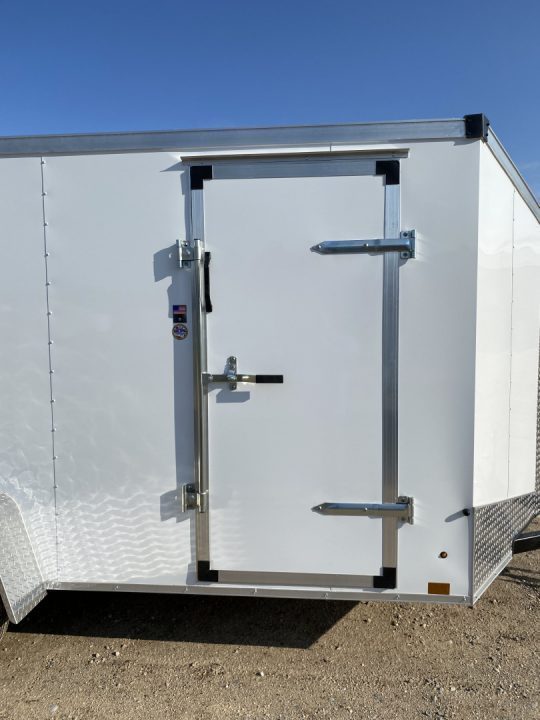 New 2026 Stealth Trailers 6X12 WHITE W RAMP 3K Cargo / Enclosed Trailer