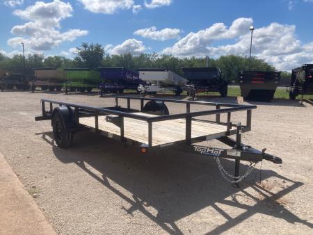 New 2026 Top Hat DSP 14' x 77" Utility Trailer