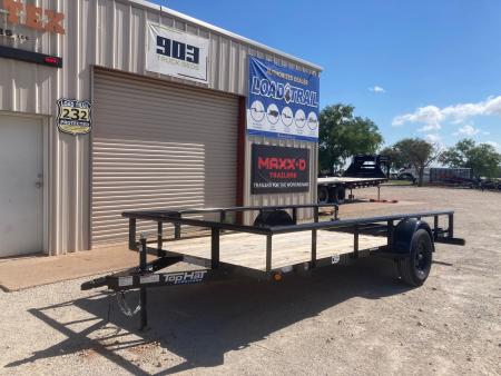 New 2026 Top Hat DSP 14' x 77" Utility Trailer