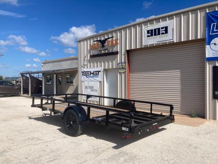 New 2026 Top Hat DSP 14' x 77" Utility Trailer