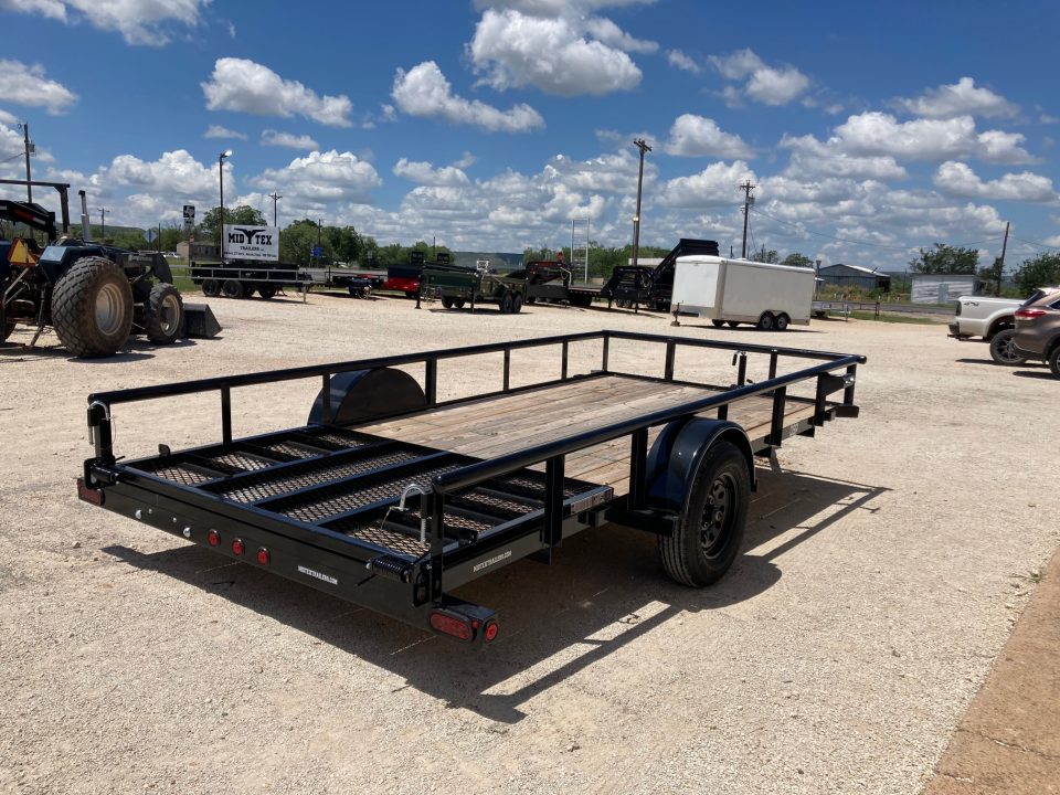 New 2026 Top Hat DSP 14' x 77" Utility Trailer