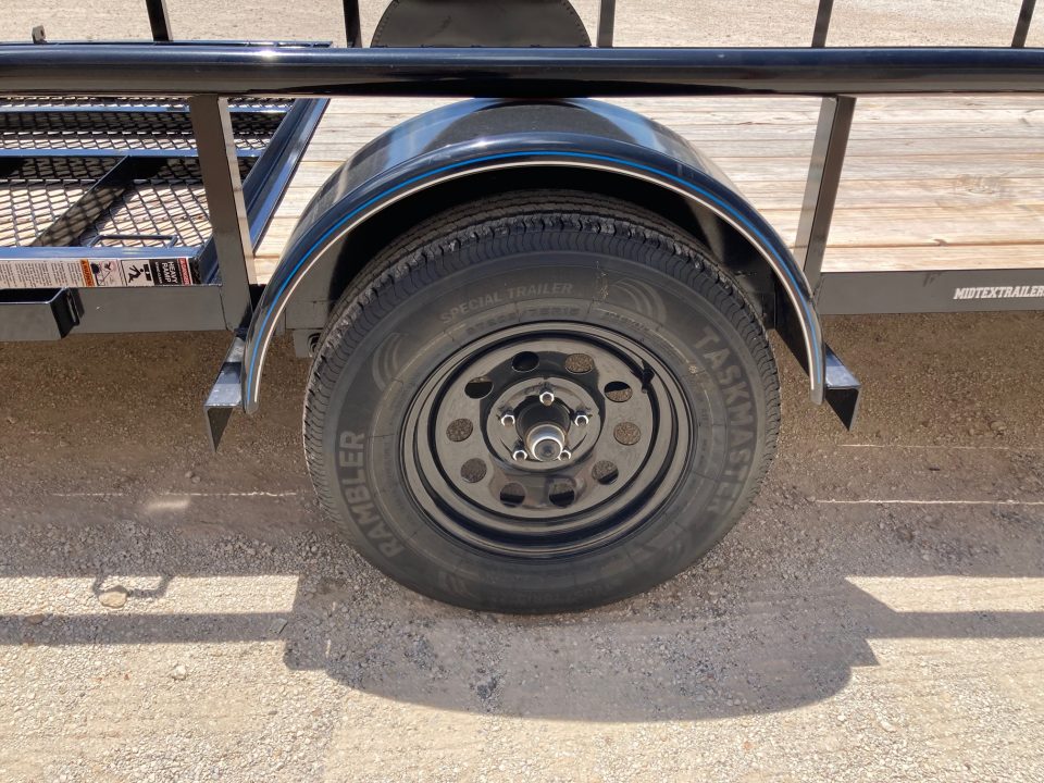 New 2026 Top Hat DSP 14' x 77" Utility Trailer