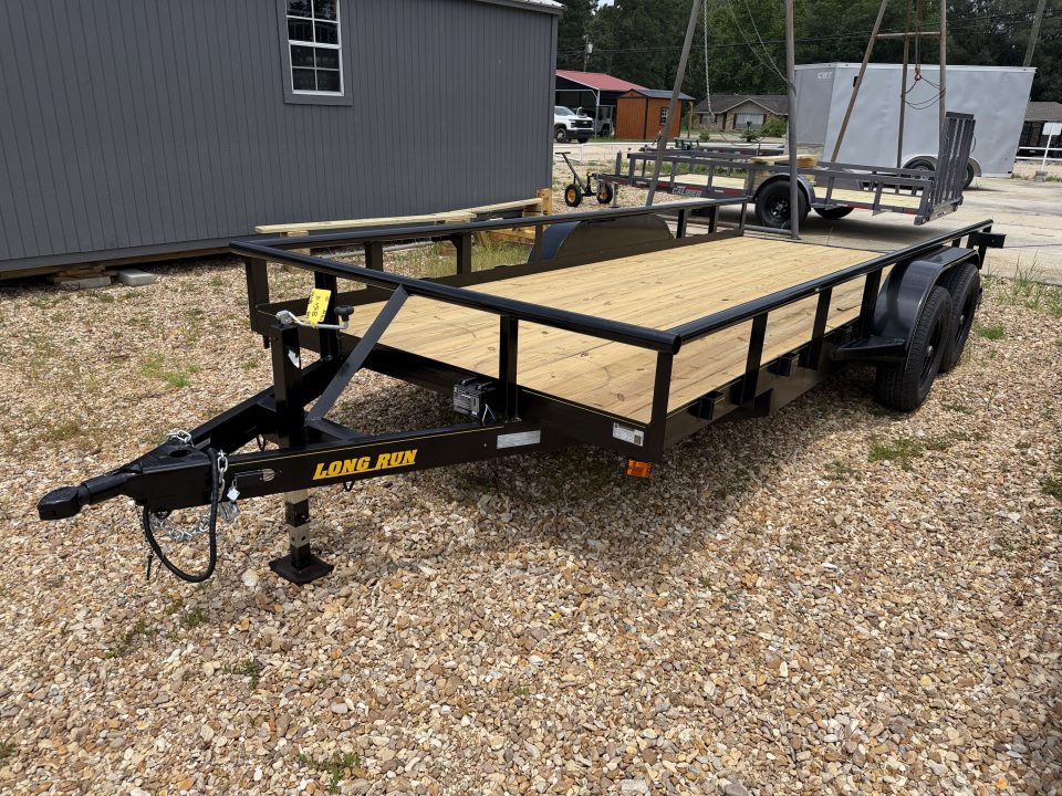 New 2026 Long Run Trailers 83"x18' -Pipetop 10k GVWR Utility Trailer