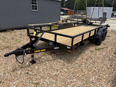 New 2026 Long Run Trailers 83 x18' -Pipetop 10k GVWR Utility Trailer