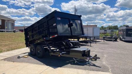 New 2027 Quality Steel and Aluminum 7x12 4' side Dump Trailer
