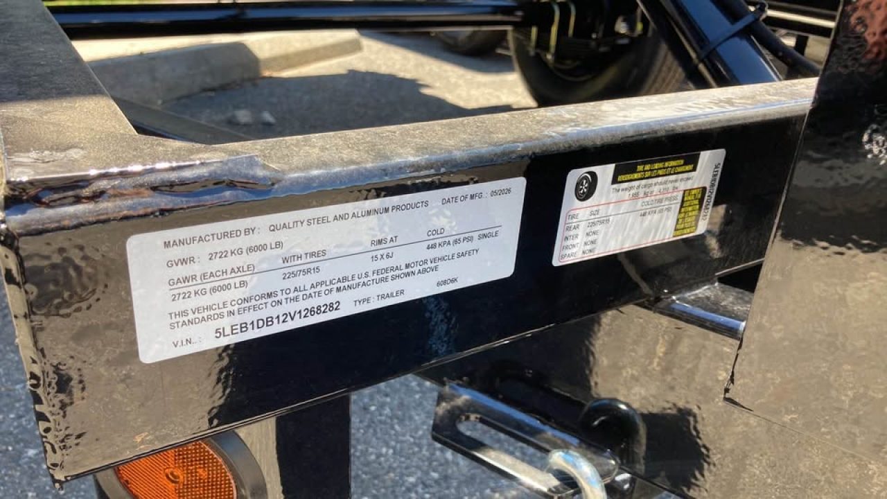 New 2027 Quality Steel and Aluminum 5x8 Dump Trailer