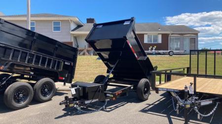 New 2027 Quality Steel and Aluminum 5x8 Dump Trailer
