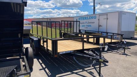 New 2027 Quality Steel and Aluminum 7x14 Utility Trailer