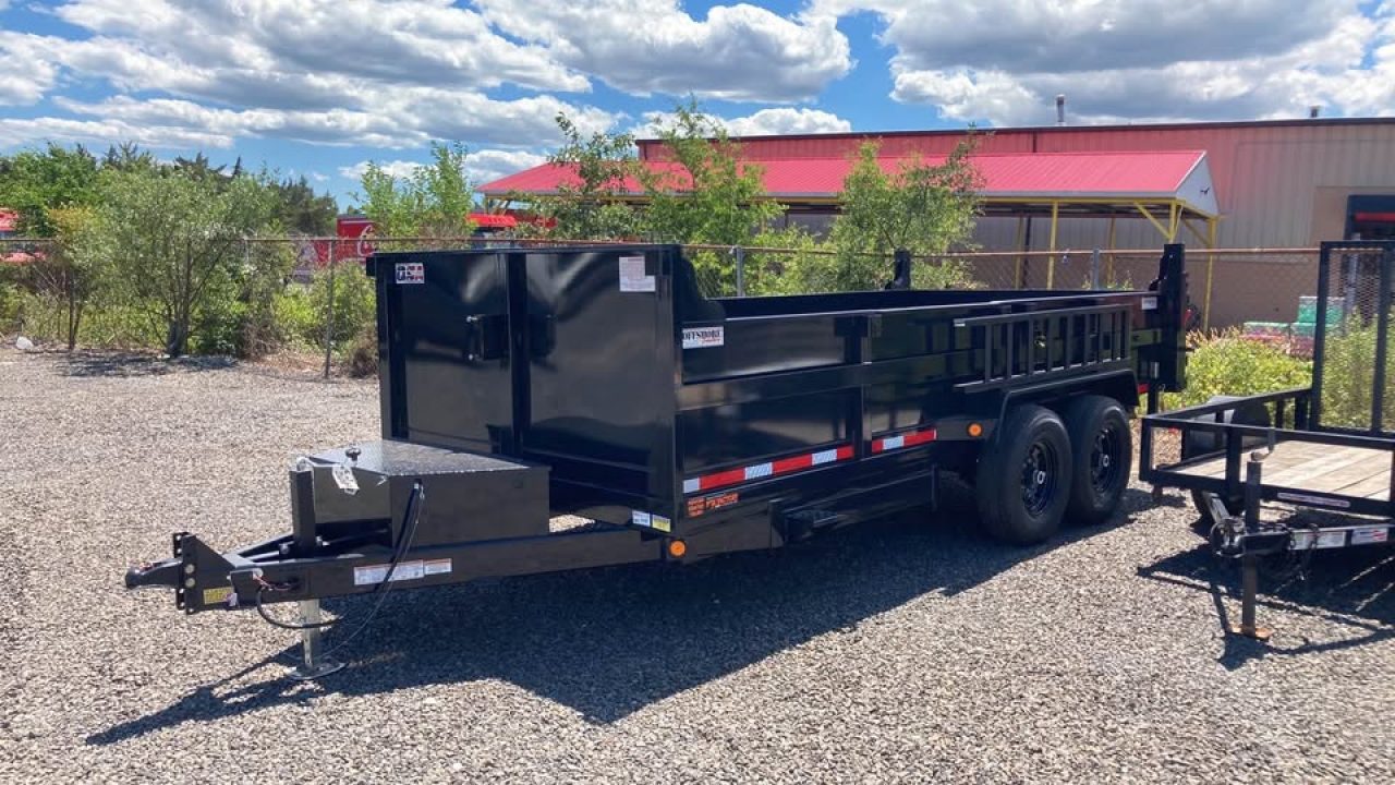 New 2027 Quality Steel and Aluminum 7x16 Dump Trailer