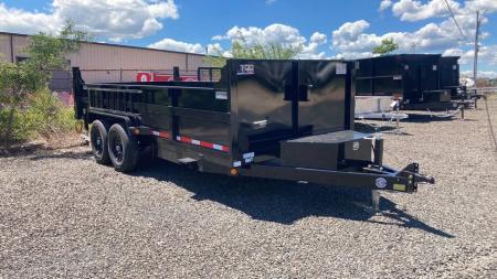 New 2027 Quality Steel and Aluminum 7x16 Dump Trailer