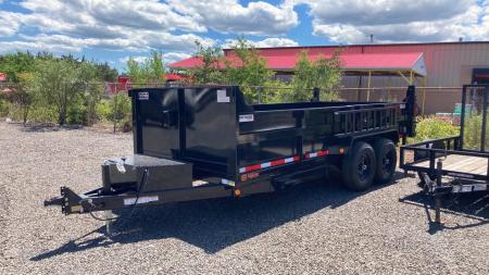 New 2027 Quality Steel and Aluminum 7x16 Dump Trailer