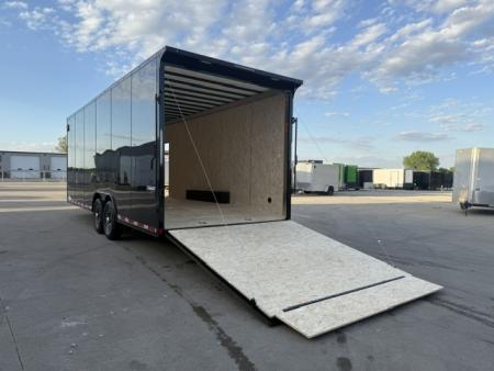 New 2026 Formula Blackout 8.5'x24' 10k Flat Top V-Nose Enclosed Cargo Trailer