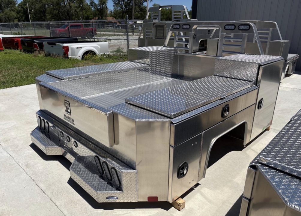 New 2026 Martin Truck Bodies Martin Gooseneck Service Body 98x100 Long Bed Dually Ford Ram Chevy GMC